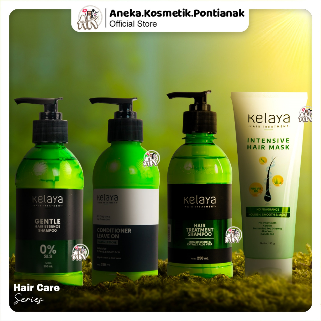 KELAYA HAIR CARE & TREATMENT HAIR SERIES ( SHAMPOO / CONDITIONER / HAIR MASK )