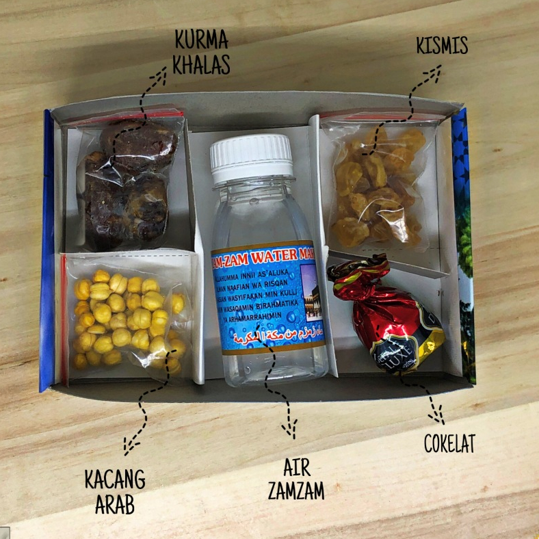 

paket oleh oleh haji/umroh per 25pcs