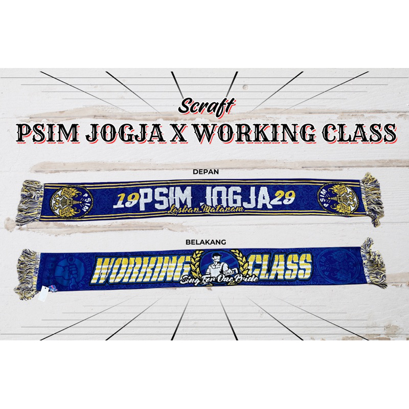 Scraft syal PSIM JOGJA x WORKING CLASS