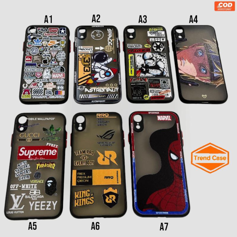 Case Hp Tipe iPhone XR / Case Bening / Clear Case / Clear case Gambar / Case 2D gambar / Case Polos 