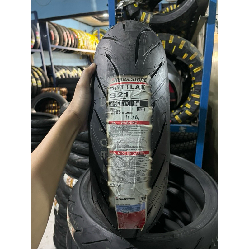 Ban luar cuci gudang Battlax s21 150/60-17 bos