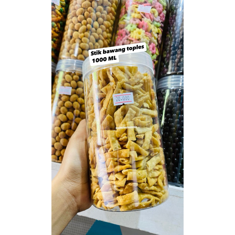 

stik bawang toples 1000 ML