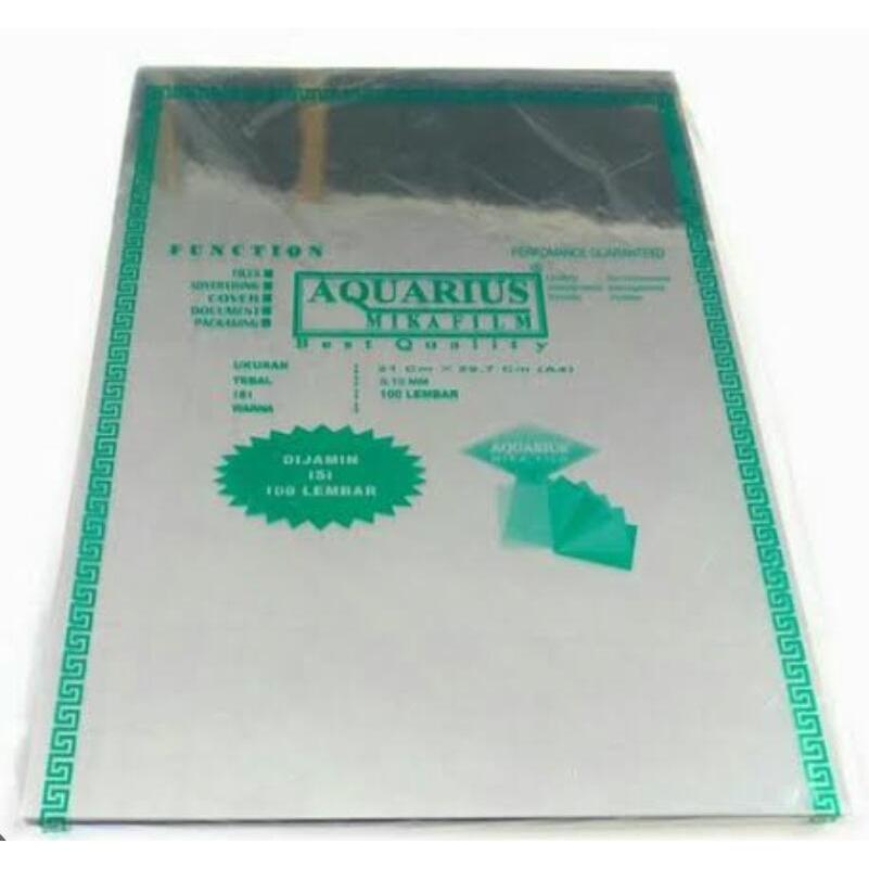 AQUARIUS Plastik Jilid Mika Tebal F4