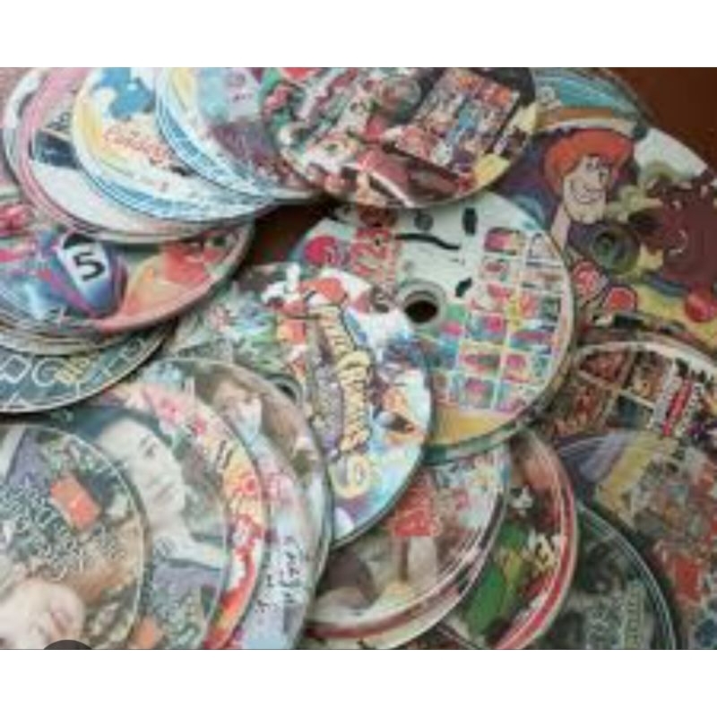CD rusak / VCD rusak / DVD blank / kaset bekas untuk kerajinan / kepingan cd