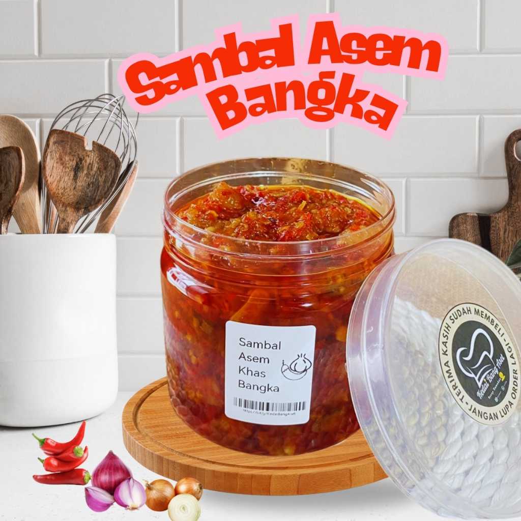 

Sambal Asem (bawang) Khas Bangka-400 gr