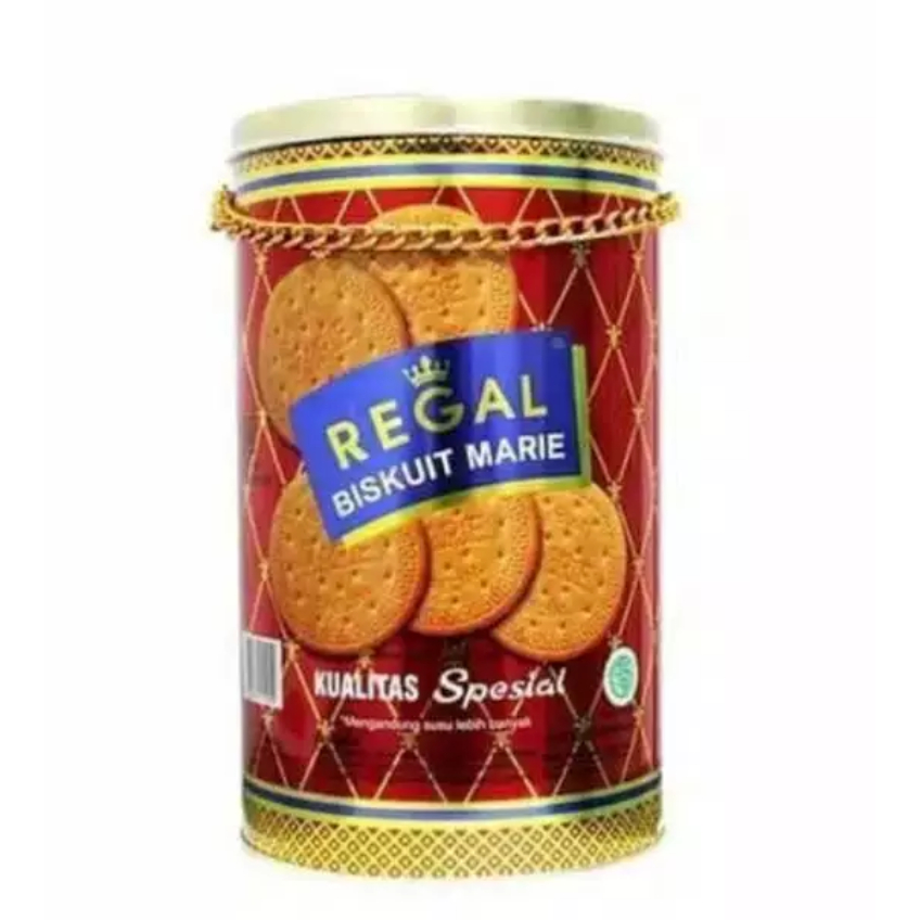 

REGAL MARIE SPECIAL 1 KG 1000gr ( KALENG RANTAI ) / BISKUIT MARIE REGAL 1 KG 1000 GRAM / BISCUITS MARIE REGAL 1000 GRAM