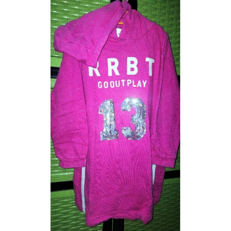 preloved dres tunik Hoodie anak