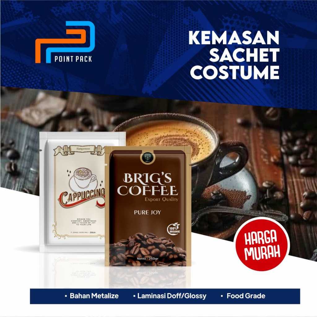 

Cetak Kemasan Saset Non Ziplock Sachet Custom Masker Kencatikan Beauty Powder Full printing