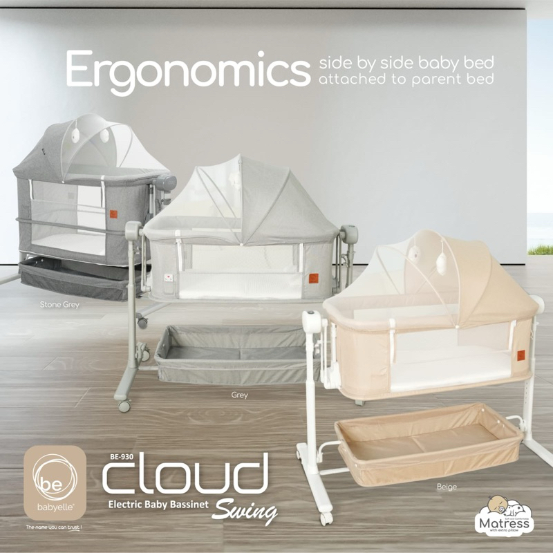 Makassar - Babyelle Cloud Swing Otomatis Baby Box Tempat Tidur Ranjang Bayi