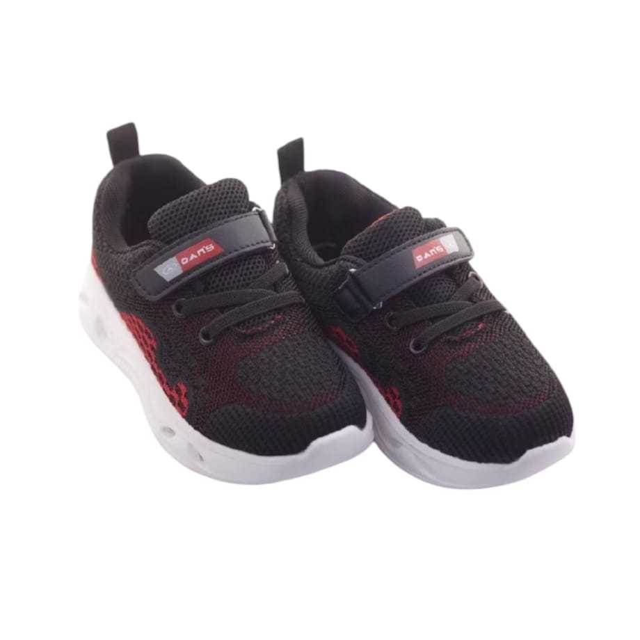 Sepatu Dans Anak Laki Pakai Lampu Led Dans Balker Navy & Black