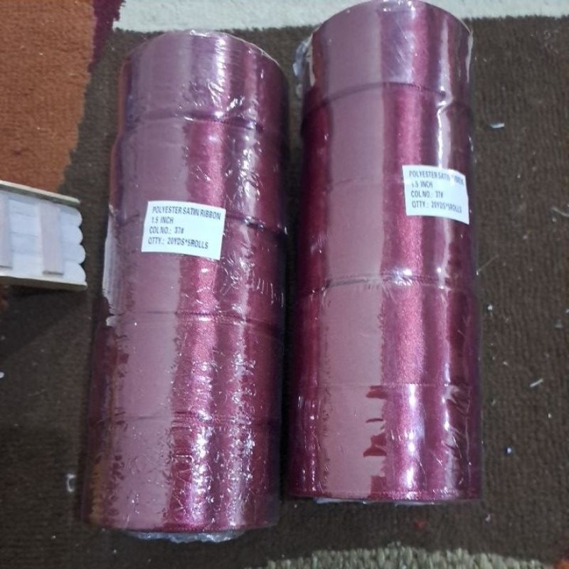 

pita satin 4cm maroon