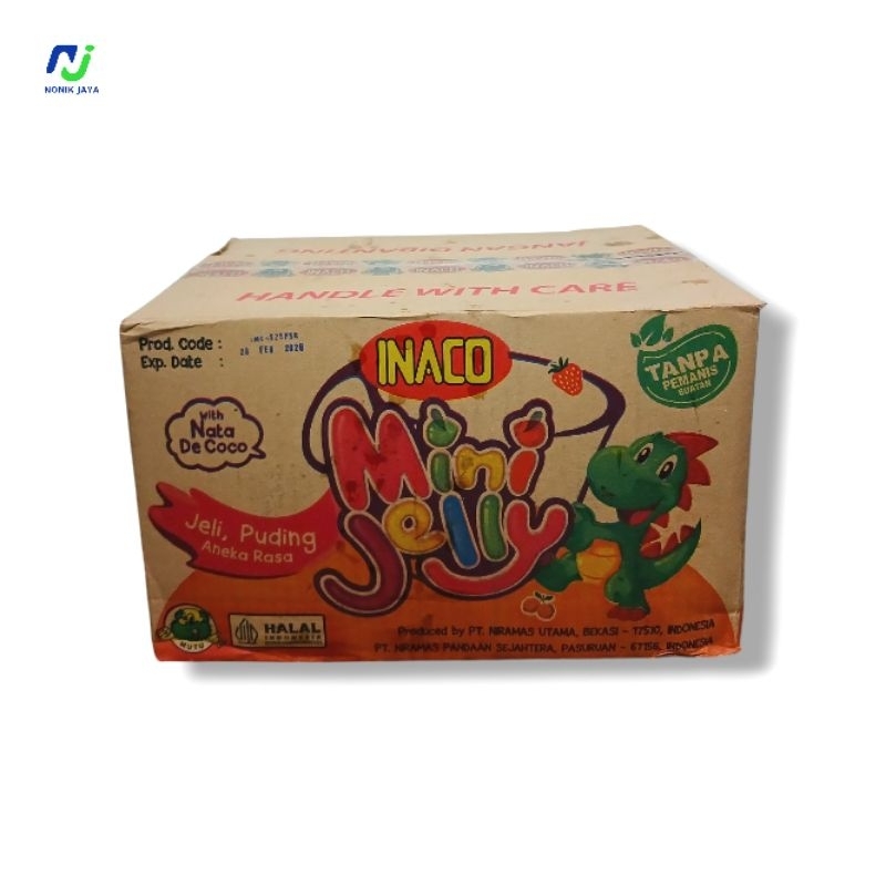 

Inaco Mini Jelly 1 Dus Isi 10kg / Jelly Inaco Nata De Coco Aneka Rasa(TANPA PEMANIS BUATAN)