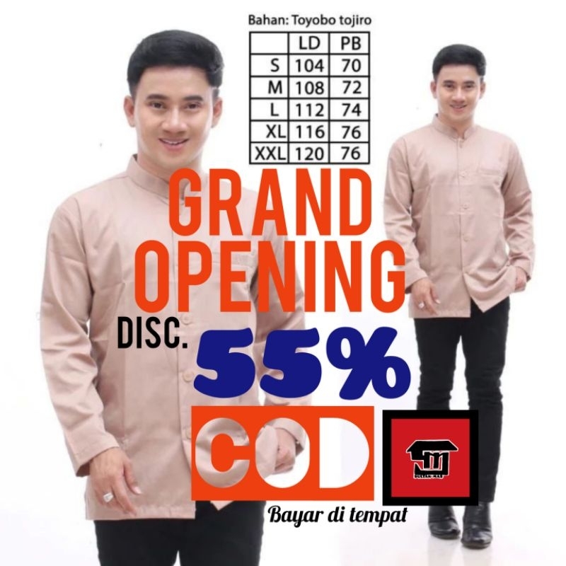 [TERLARIS]baju Muslim Koko kokoh Habaib Habaibah polos Model AMMU AMU