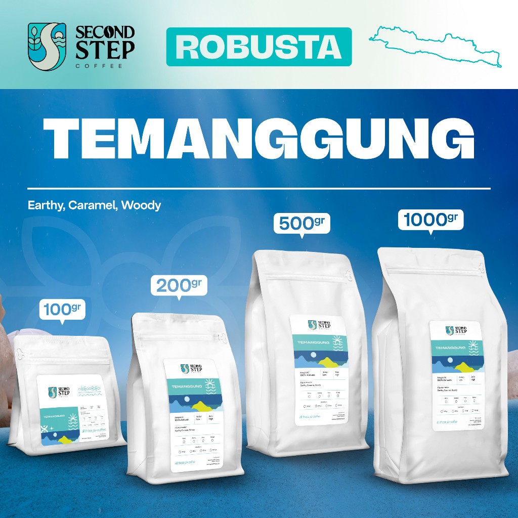 

Kopi Robusta Temanggung Coffee Bean Espresso Roasted Beans Coffe Asli