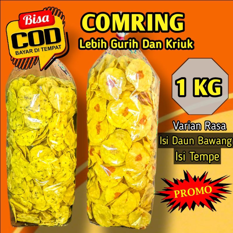 

COMRING RASA DAUN BAWANG DAN ISI TEMPE ISI 500gr - 1kg / KECIMPRING BAWANG DAUN TERMURAH