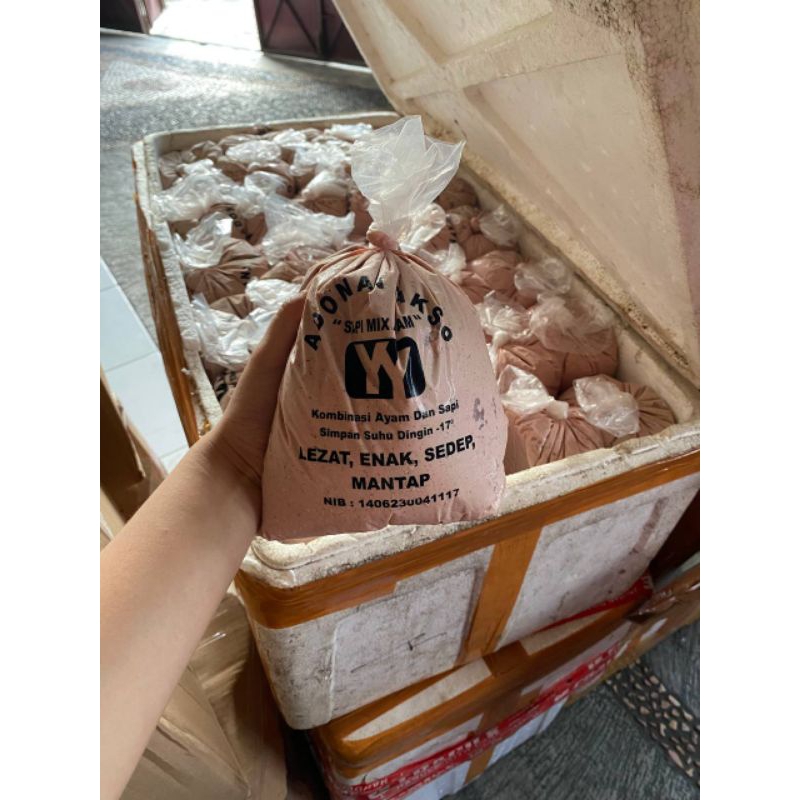 Adonan Bakso Ayam Mix Sapi 1kg