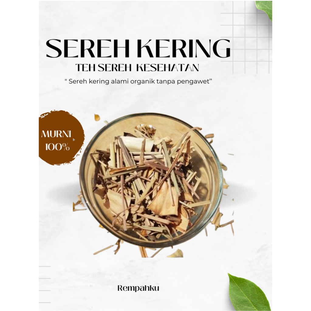 

Sereh Kering-Teh sereh Rempah Kering Alami by Rempahmurniku-Organik halal