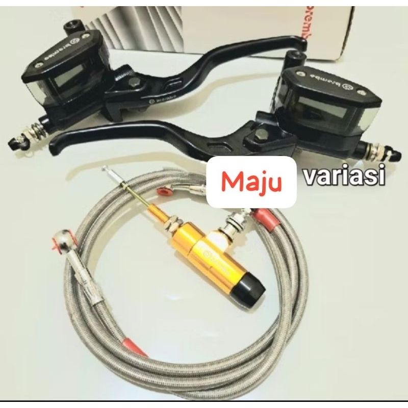 Kopling hidrolik rx king ninja cbr fu vixion klx crf gsx ninja 250 satu set stut selang tabung kaca