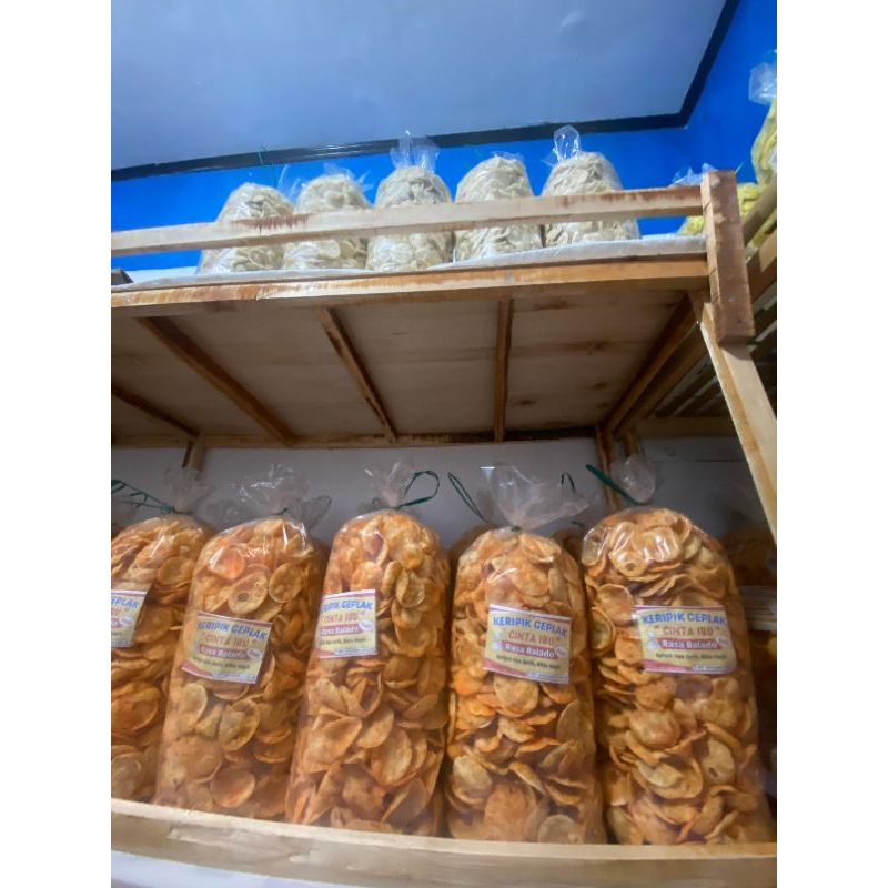Keripik Geplak Khas Tegal Gurih, renyah, dan enak