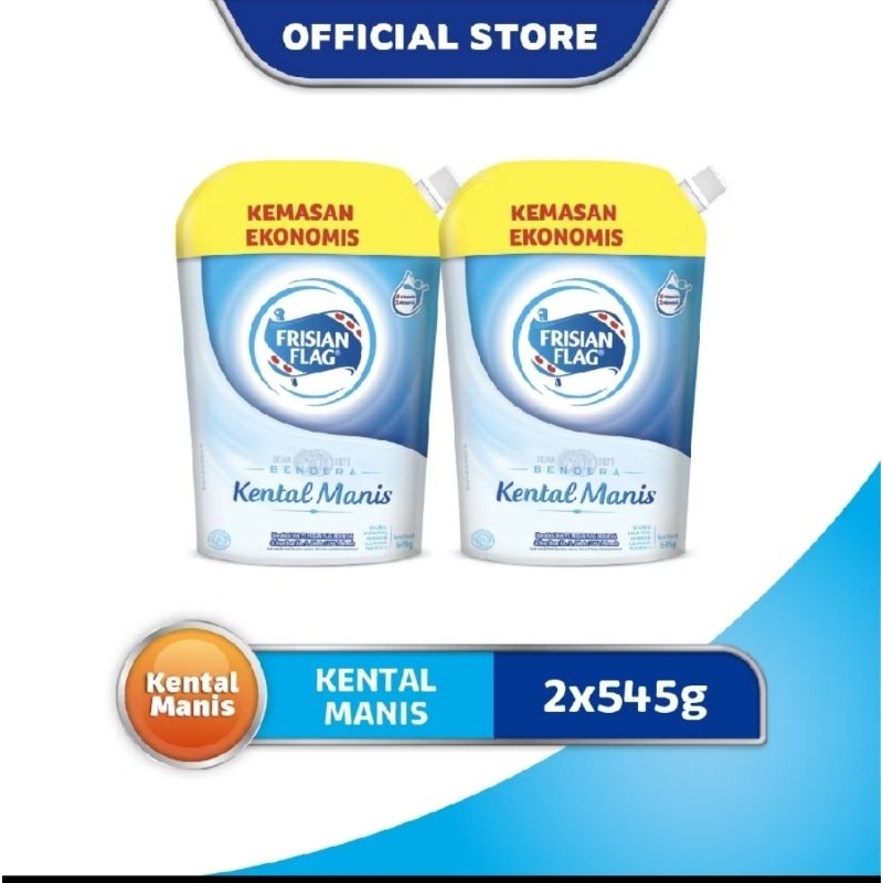 

Frisian Flag Bendera Kental Manis Pouch 545g -2 pcs