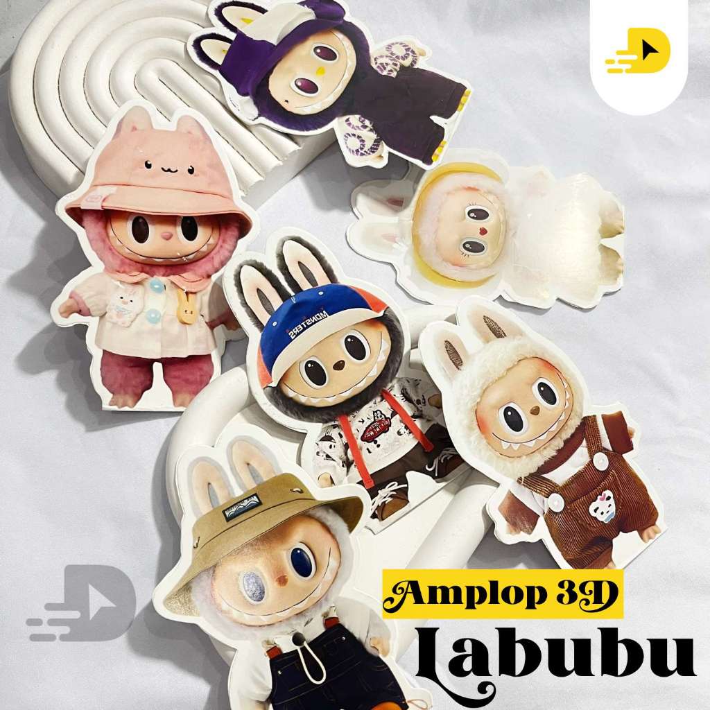 

Amplop Lebaran 3D Labubu