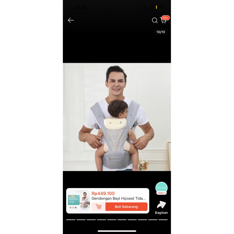 Mooimom Gendongan Bayi Hipseat