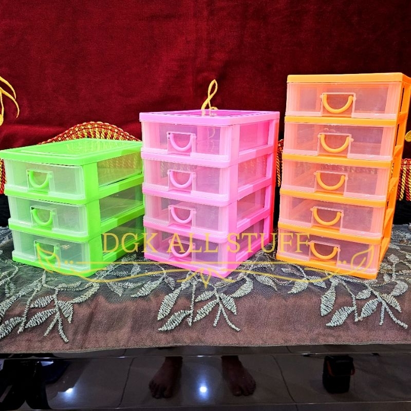 Laci Kontainer Container Mini Kecil Kotak Makeup Make up Skincare Skin care Kosmetik Alat Tulis Kant