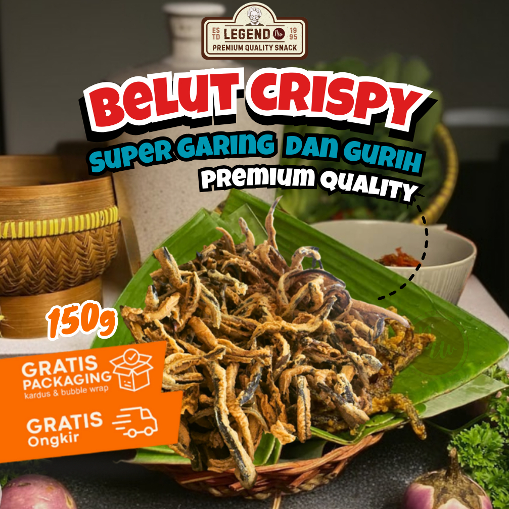 

KERIPIK BELUT PREMIUM Legend Super Garing & Crispy