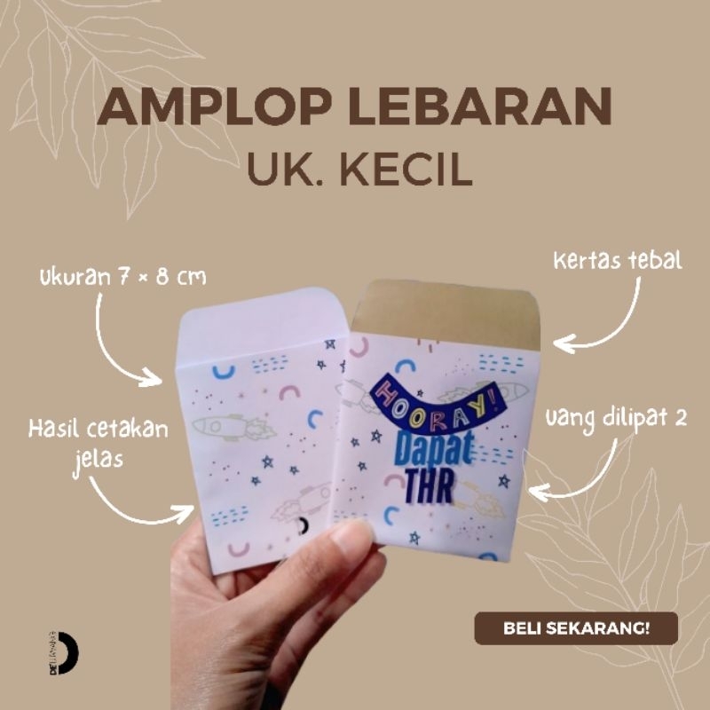 

amplop lebaran uang dilipat 2 premium tebal glossy