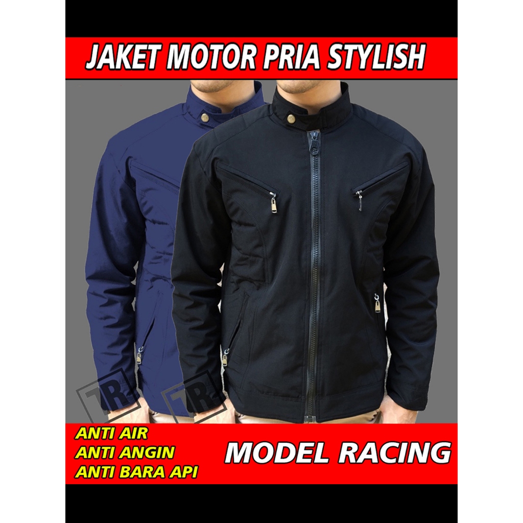 Jaket Motor Pria Premium ANTI PERCIKAN BARA JAKET ANTI AIR Jaket Anti Angin