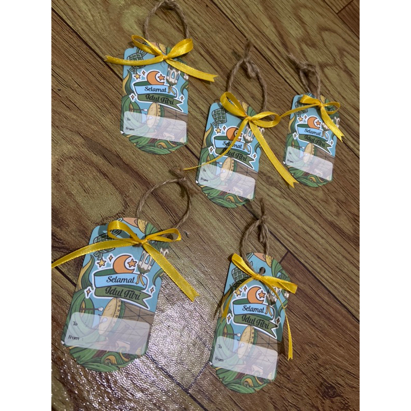 

HANG TAG idul fitri / pita idul fitri / hiasan hampers (ready langsung kirim)