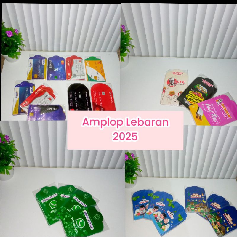 

AMPLOP LEBARAN ATM KARTUN LUCU SIAP PAKAI
