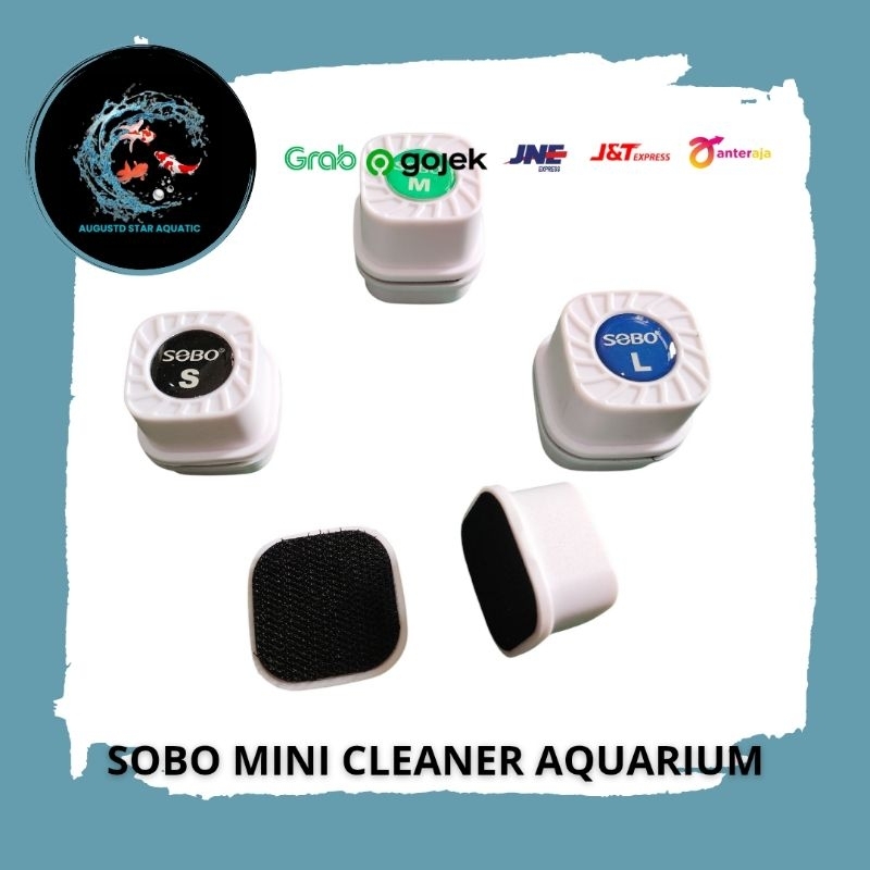 Sobo Mini Cleaner Aquarium Pembersih Kaca Aquarium