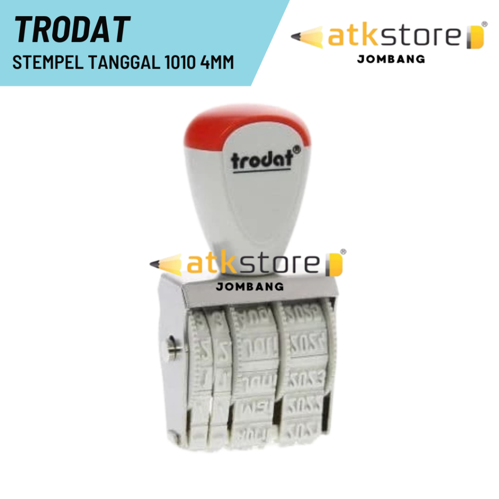 

TRODAT Stempel Tanggal 1010 STD 4mm Stamp Date / TRODAT STEMPEL TANGGAL 1010 4MM