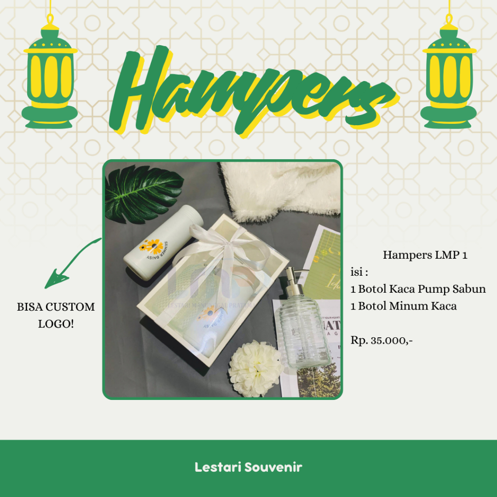 

LMP Lestari Souvenir - Merchandise Souvenir Hampers | Hampers Lebaran | Hampers Ramadhan | Souvenir Hampers | Hadiah Hampers | Souvenir Kantor | Merchandise Bank | Corporate Gift