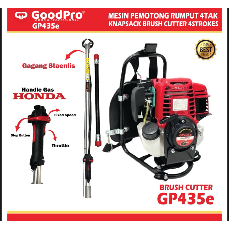 Mesin Potong Rumput Gendong 4Tak BG 435 Matrix BG435 GoodPro GP435e