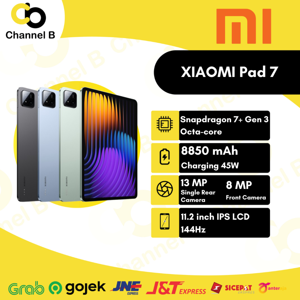 Xiaomi Pad 7 Tablet ( Ram 8 GB + Rom 256GB ) Garansi Resmi