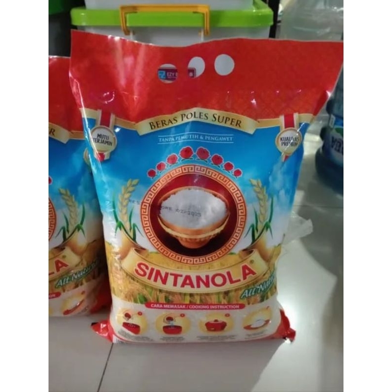 

Beras Sintanola kemasan 5 Kg