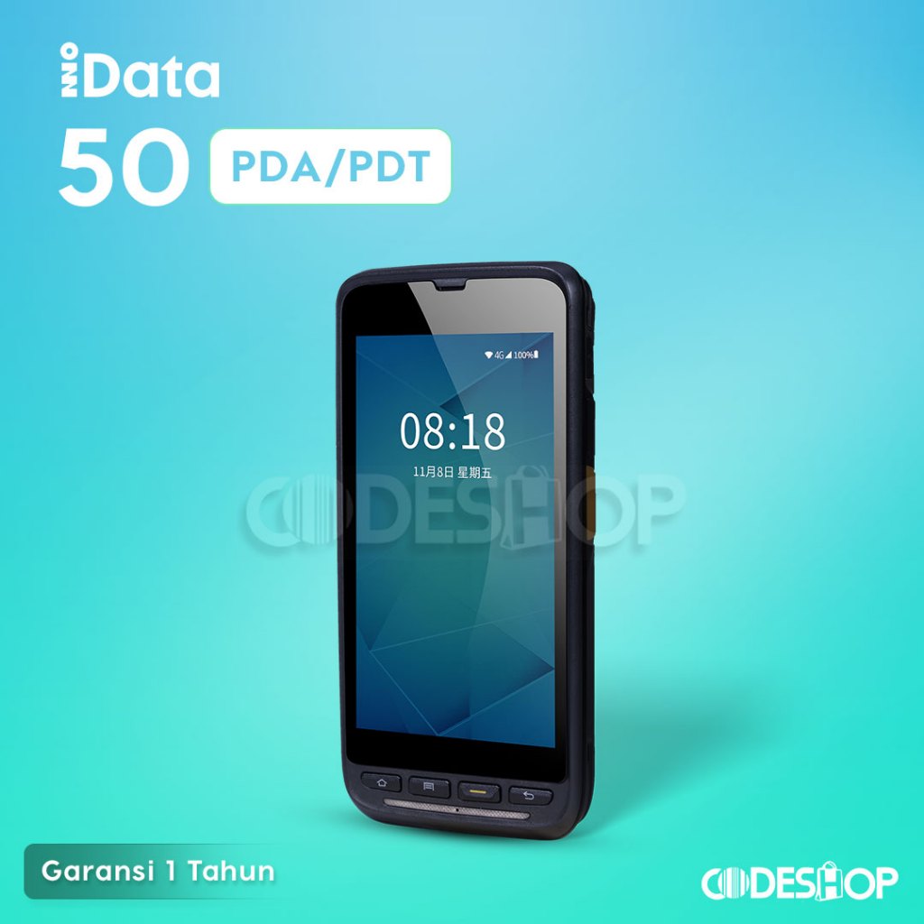 MOBILE SCANNER PDA IDATA 50 ANDROID 10 ORIGINAL GARANSI RESMI SCANNER GUDANG PABRIK SCANER STOCK OPN