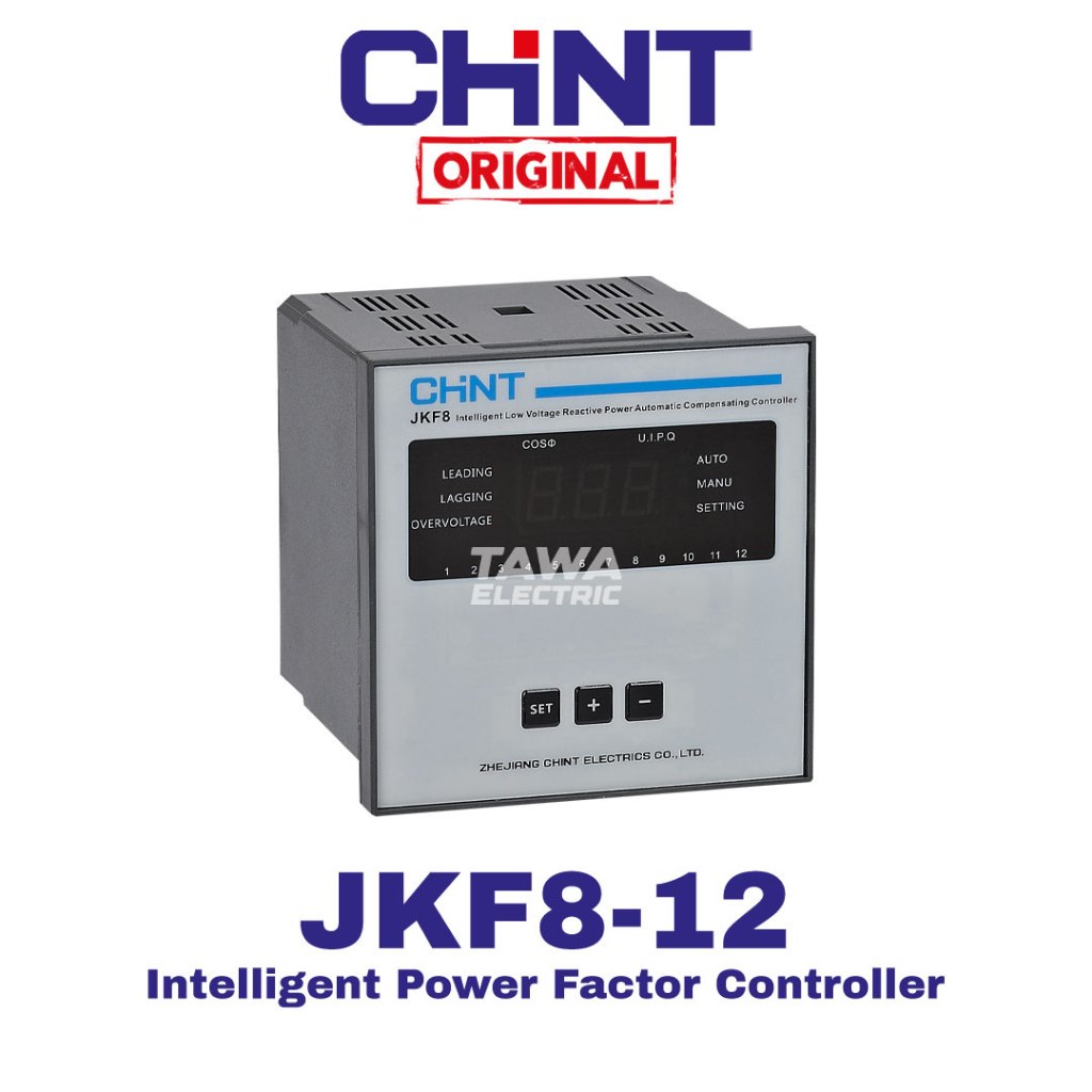 Intelligent Reactive Power Factor Controller Chint JKF8-12