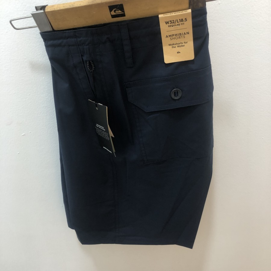 Celana Pendek pria Quiksilver Original DNA Amphibian navy