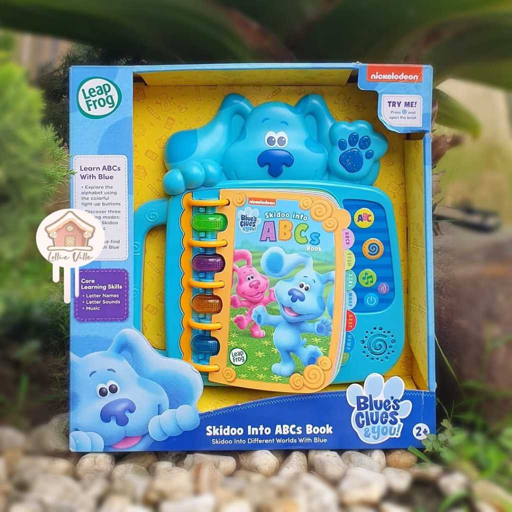 LeapFrog Blues Clues and You Skidoo Into ABCs Book - Blue