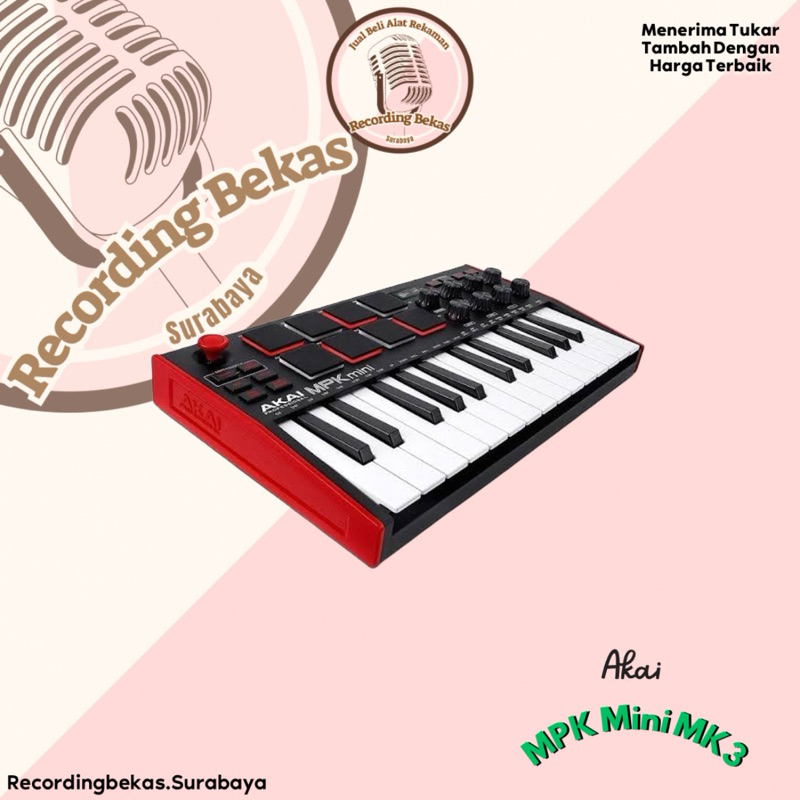 Midi Controller AKAI MPK Mini MK3 (Bekas)