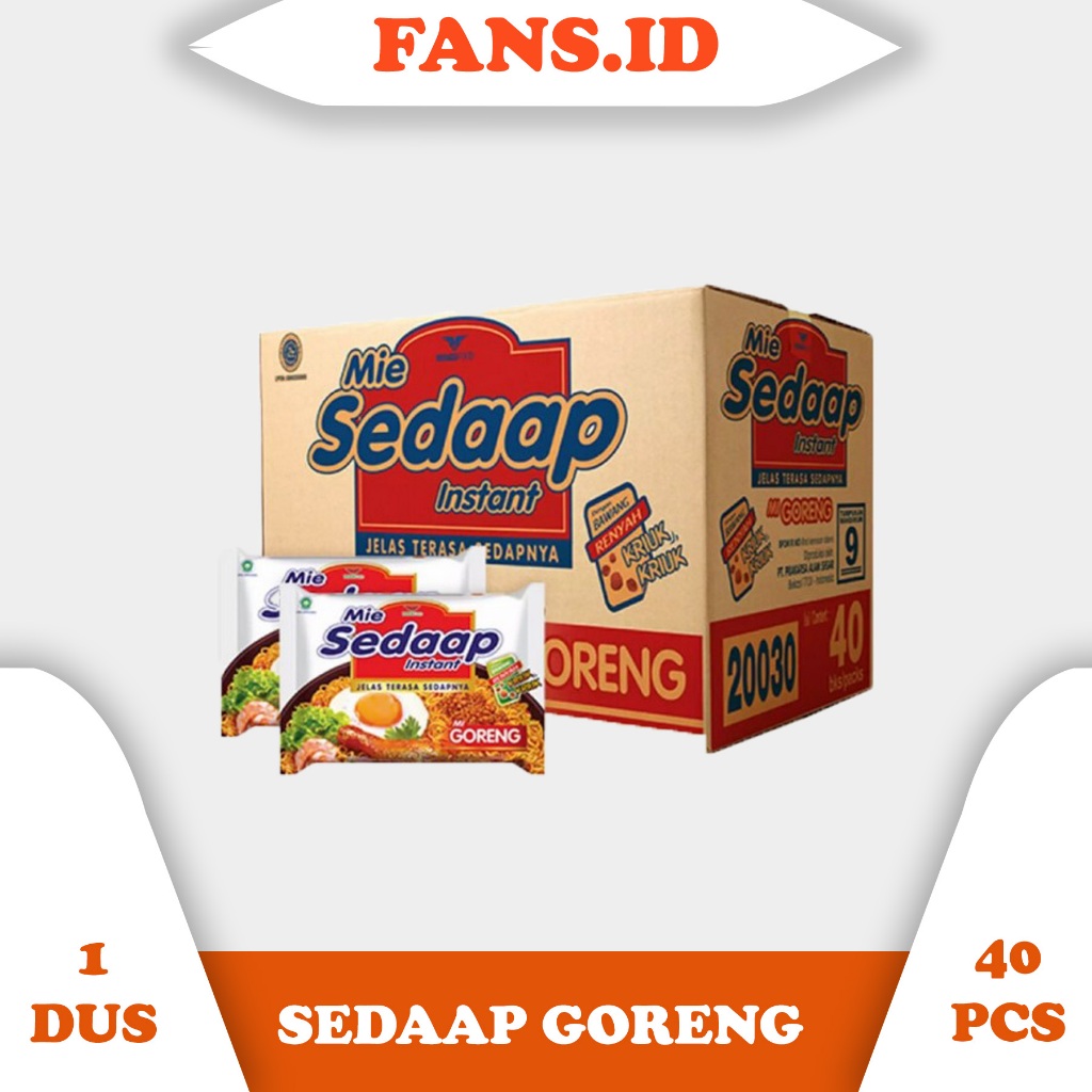 

PAKET 1 DUS MIE SEDAAP GORENG/AYAM BAWANG/SOTO/INDOMIE