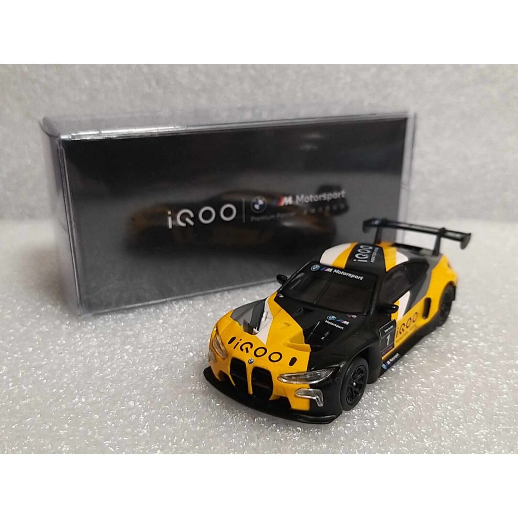 NEW Mini GT 1:64 BMW M4 GT3 IQOO Motorsport Premium Partner