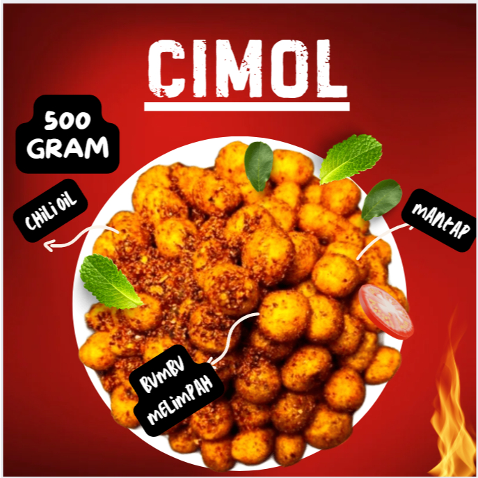 

cod cimol crispy lumer bumbu pedas daun jeruk berat 500 gram