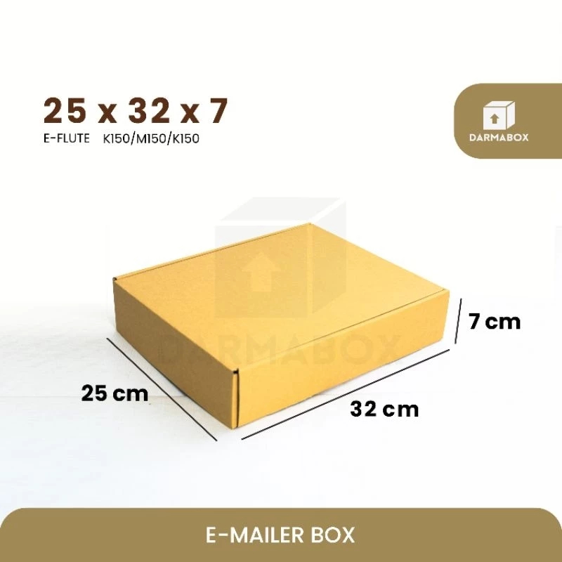 

Box Emailer 25x32x7 K200 | Packaging Jaket/Mukena/Hoodie/Busana/Hampers/Kardus/Box Pizza