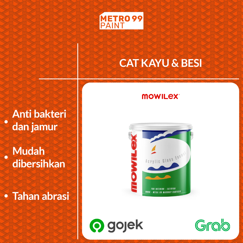 Cat Serbaguna Mowilex Acrylic Gloss Enamel 1L