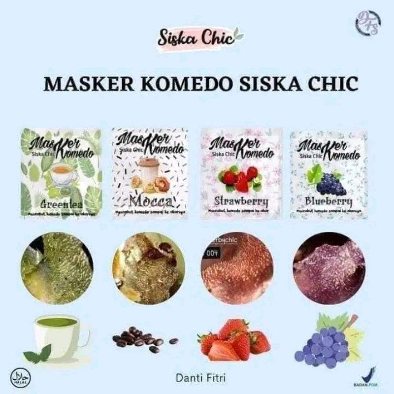 Masker komedo Siska chic