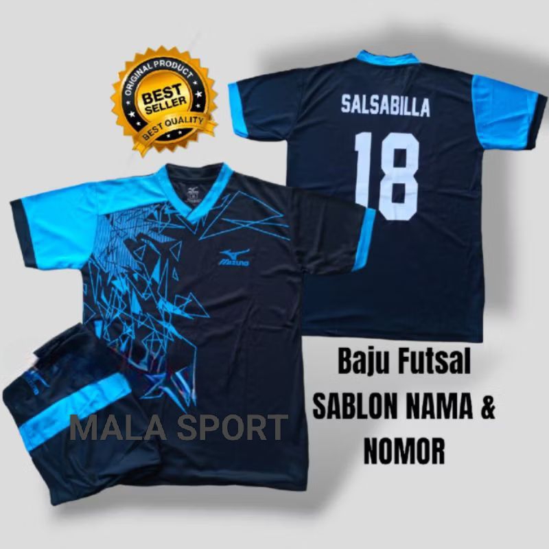 FREE SABLON NAMA NOMOR PUNGGUNG BAJU BOLA FUTSAL DEWASA UNTUK PRIA WANITA COCOK BAJU OLAHRAGA BADMIN